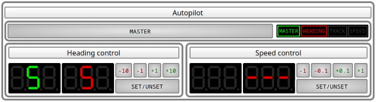 Autopilot heading control error