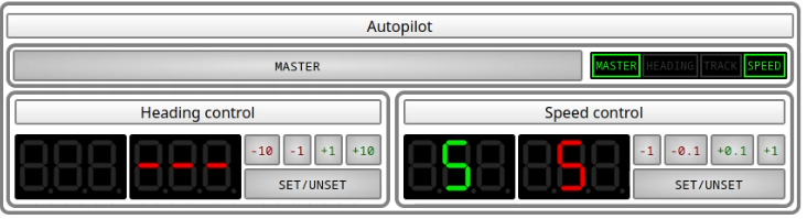 Autopilot speed control running