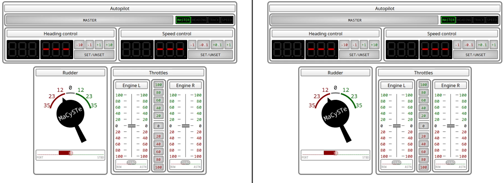 Instruments synced